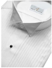 Load image into Gallery viewer, Neil Allyn Men&#39;s Tuxedo Shirt Poly/Cotton Wing Collar 1/4 Inch Pleat,White,3X-Large (19&quot;) Neck 34/35&quot; Sleeve
