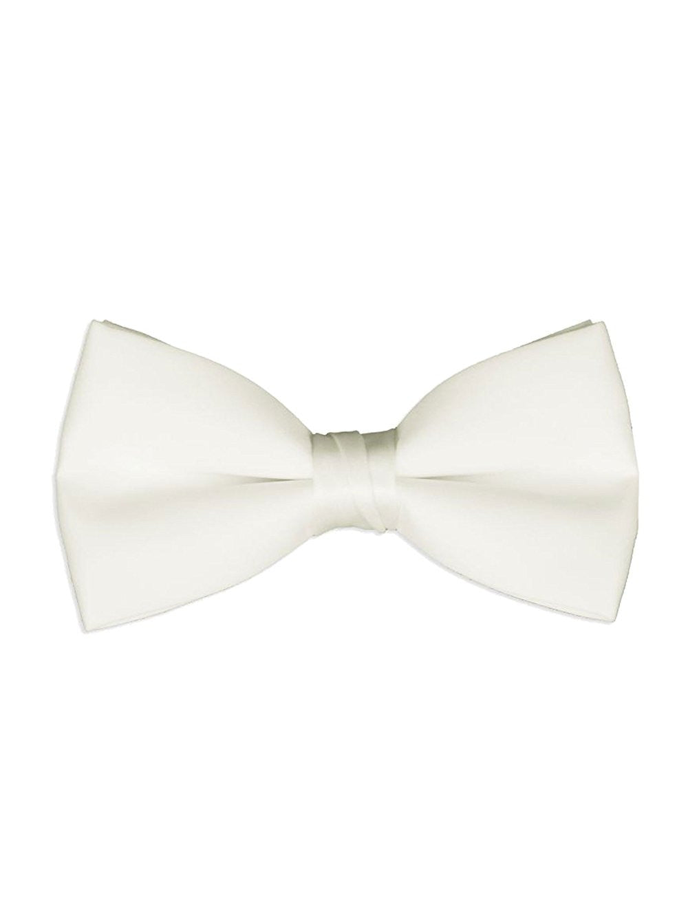 Men's Classic Pre-Tied Formal Tuxedo Bow Tie - Ivory