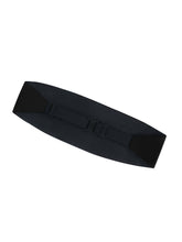 Load image into Gallery viewer, S.H. Churchill &amp; Co. Men&#39;s Black Self Tie Bow Tie and Cummerbund Set
