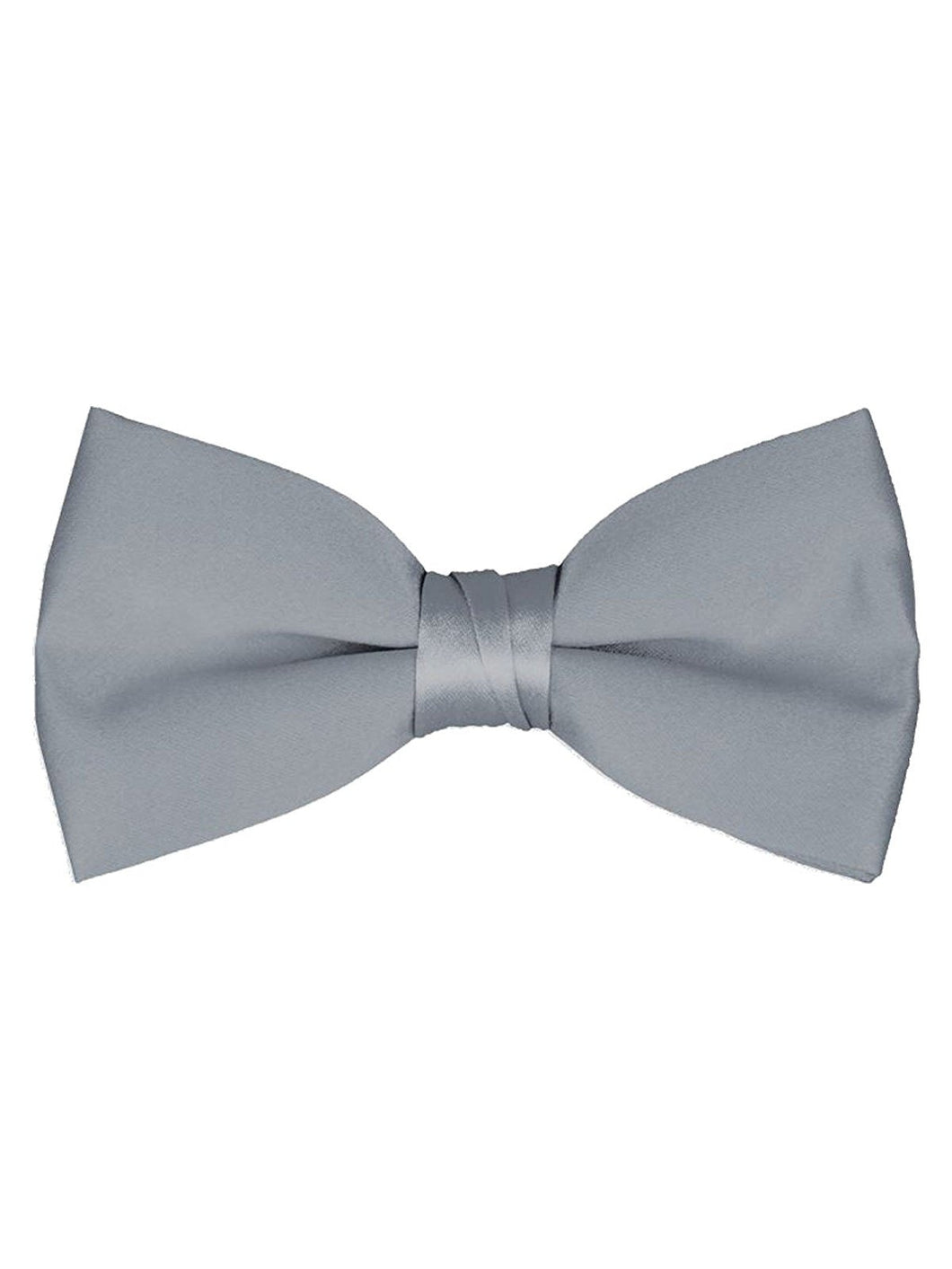 Men's Classic Pre-Tied Formal Tuxedo Bow Tie - Silver