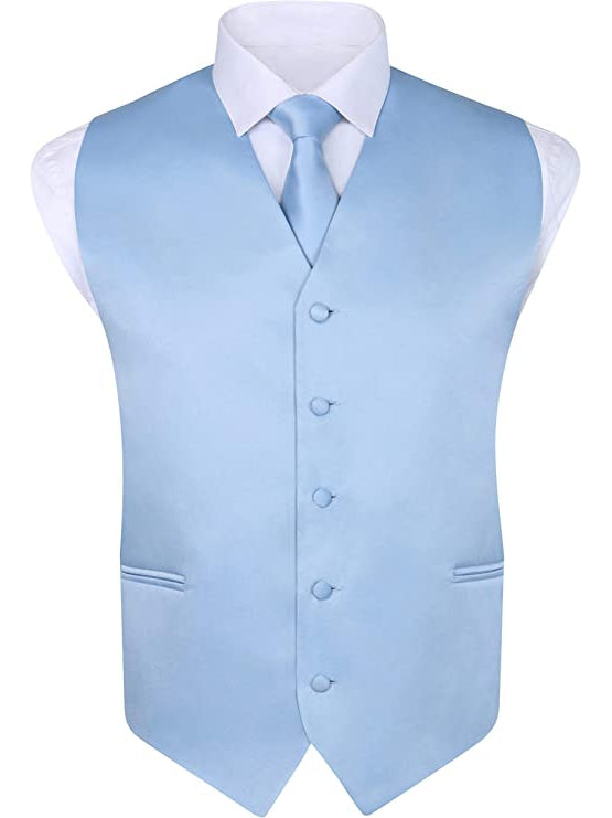 Light blue tuxedo vest hotsell