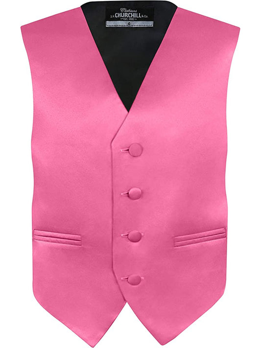 S.H. Churchill & Co Boys  4 Piece Vest Set, with Bow Tie, Neck Tie & Pocket Hankie