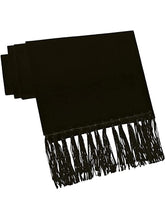 Load image into Gallery viewer, S.H. Churchill &amp; Co. Men&#39;s Black Formal Satin Scarf

