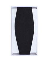Load image into Gallery viewer, S.H. Churchill &amp; Co. Men&#39;s Black Self Tie Bow Tie and Cummerbund Set
