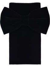 Load image into Gallery viewer, S.H. Churchill &amp; Co. Men&#39;s Black Velvet Bow Tie and Pocket Square Set
