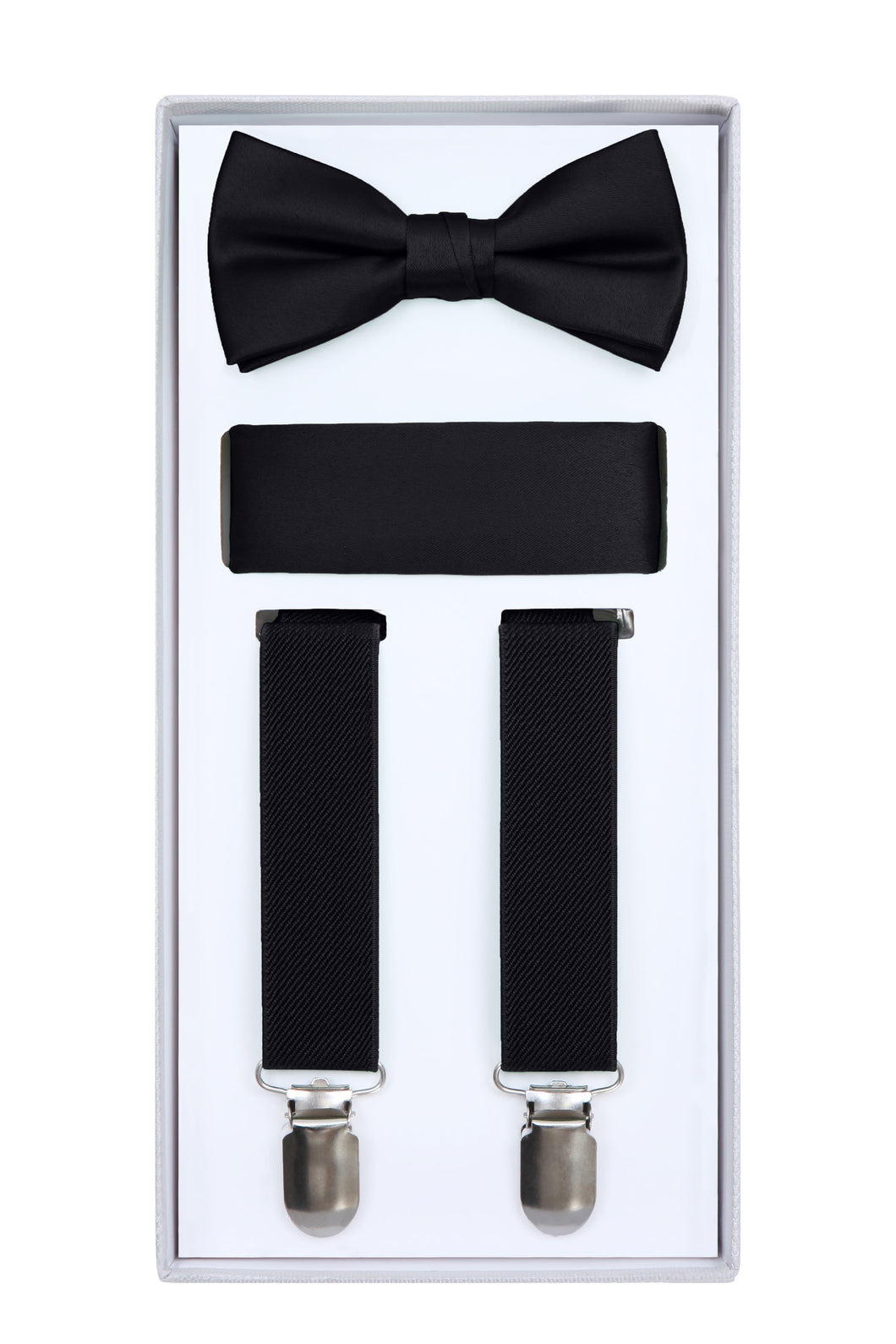 Boy's Black Suspender Set