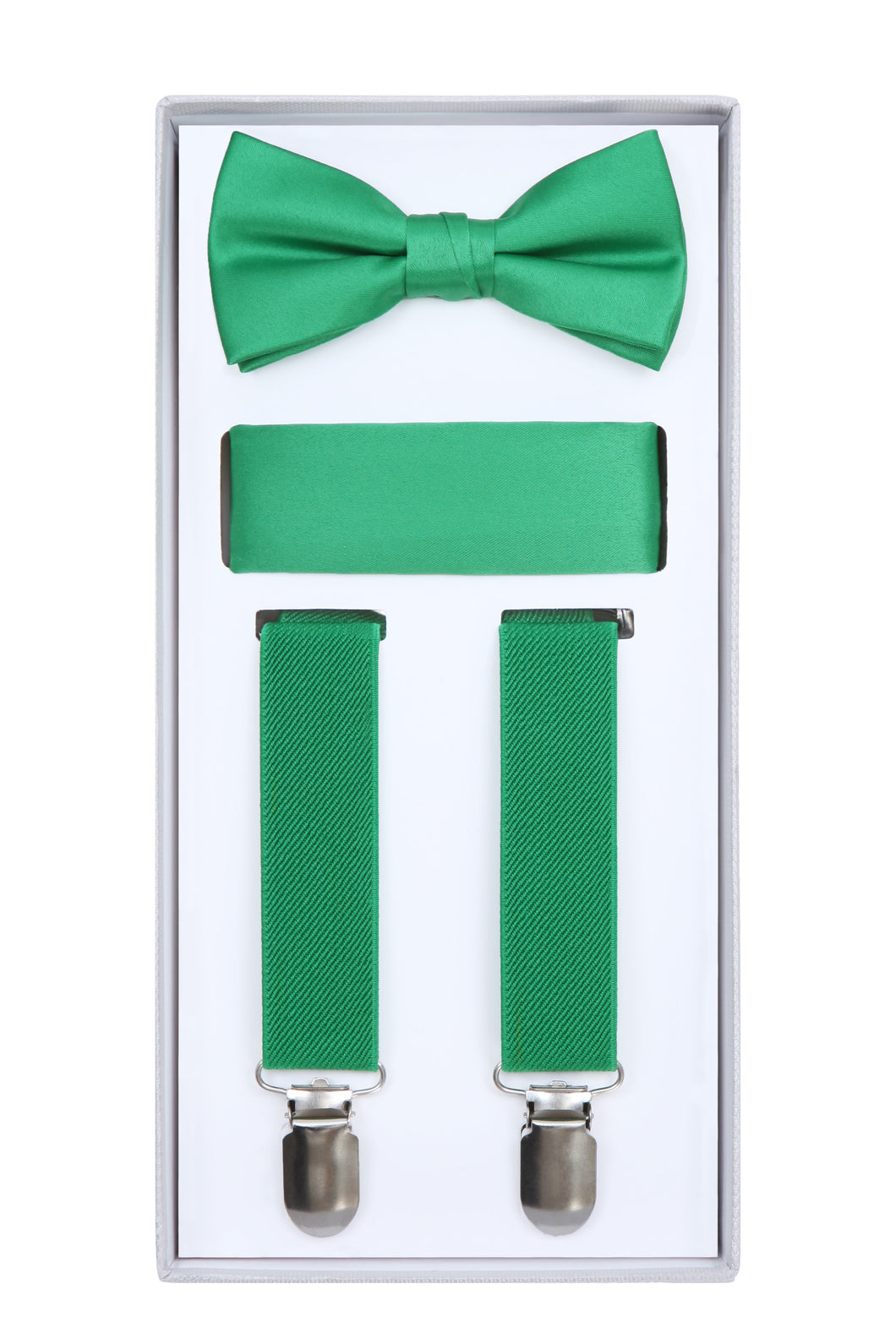 Boy's Green Suspender Set