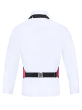 Load image into Gallery viewer, S.H. Churchill &amp; Co. Boy&#39;s 3 Piece Fuchsia Backless Formal Vest Set - Includes Vest, Bow Tie, Pocket Square for Tuxedo or Suit
