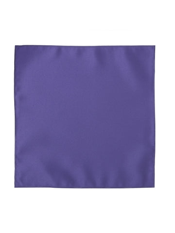 Deluxe Satin Formal Pocket Square (Purple)