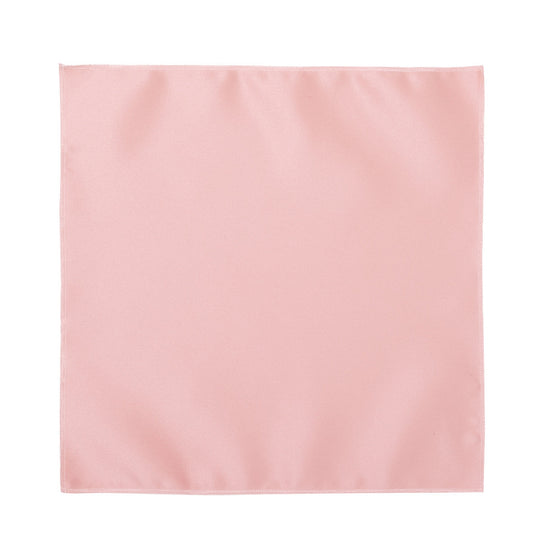 Deluxe Satin Formal Pocket Square (Light Pink)