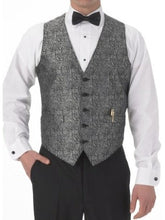 Load image into Gallery viewer, Men&#39;s Paisley Print Vest Set (Black, Gold, Red, Silver)
