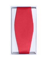 Load image into Gallery viewer, S.H. Churchill &amp; Co. Men&#39;s Red Self-Tie Satin Bow Tie
