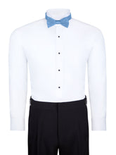 Load image into Gallery viewer, S.H. Churchill &amp; Co. Men&#39;s Light Blue Self-Tie Satin Bow Tie
