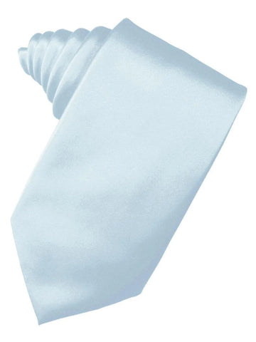 Light Blue "Premier" Satin Formal Neck Tie