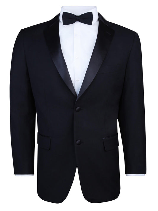 S.H. Churchill Men's Black Notch Lapel Tuxedo Jacket
