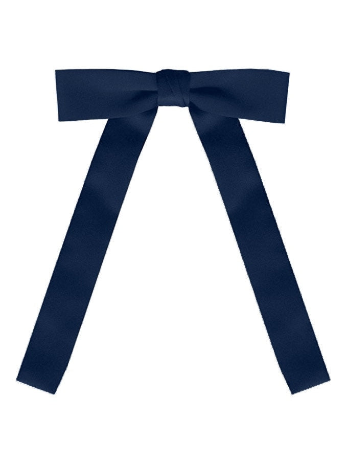 S.H. Churchill & Co. Men's Navy Satin Western Kentucky String Tie