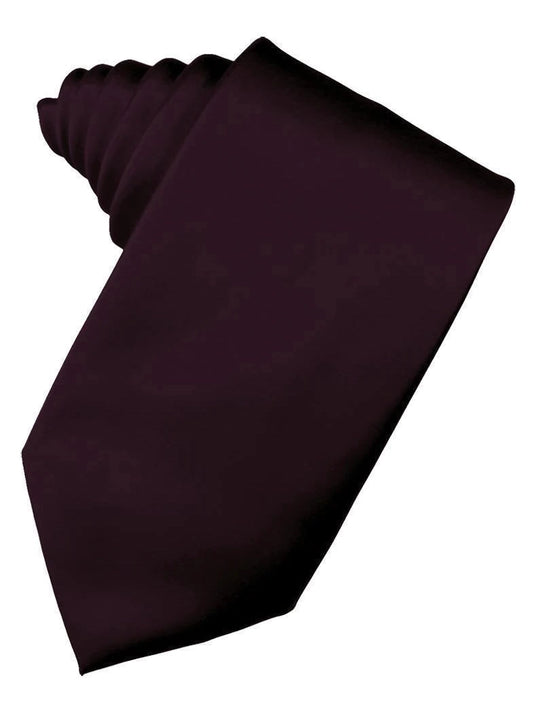 Berry "Premier" Satin Formal Neck Tie