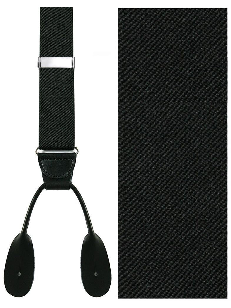Black Formal Regal Brace with Silver Clinch