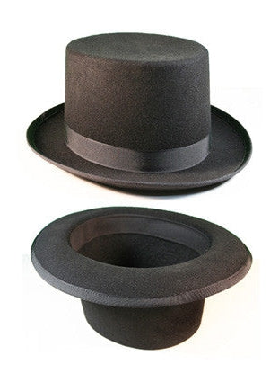 Black Formal Top Hat - Black Top Hat for Tails
