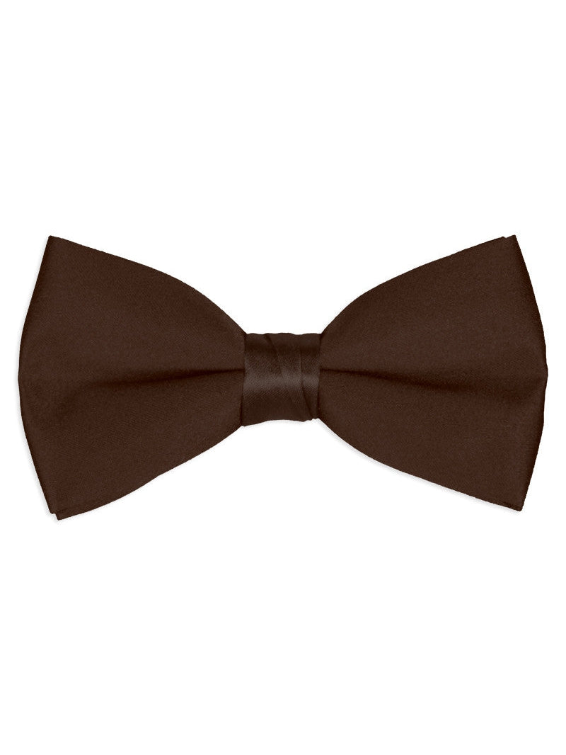 Chocolate Brown Tuxedo Bow Tie