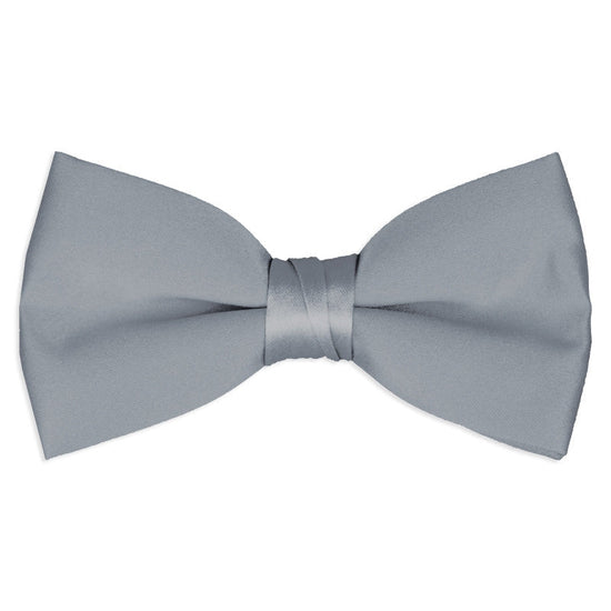 Silver Tuxedo Bow Tie
