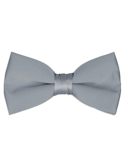 Silver Tuxedo Bow Tie