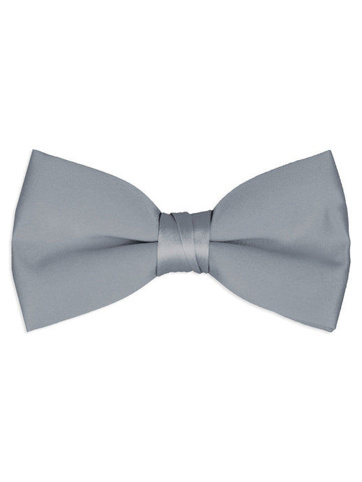 Silver Tuxedo Bow Tie