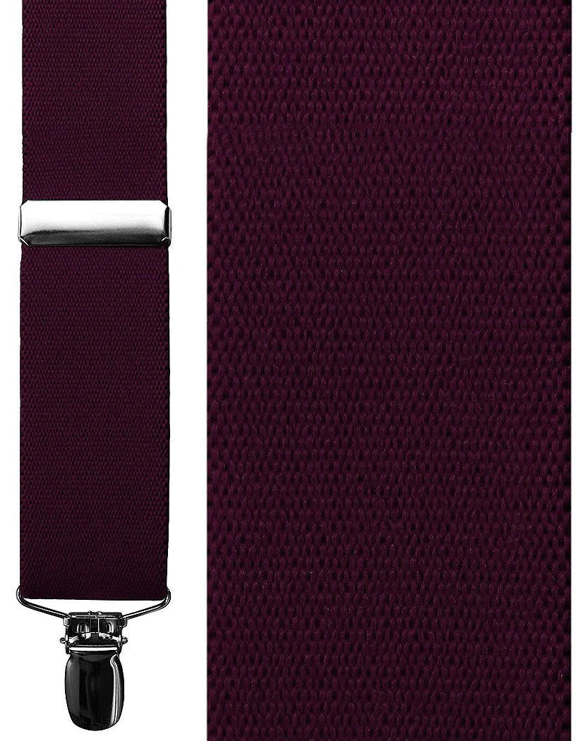 Crawford" Burgundy Suspenders – Fine Tuxedos
