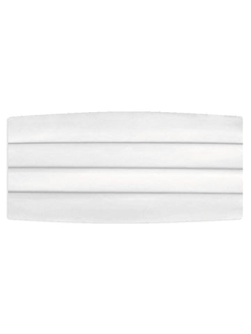 White Satin Cummerbund