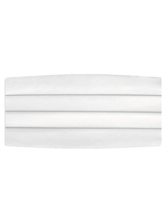 White Satin Cummerbund