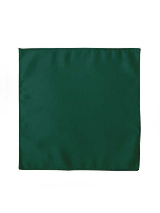 Deluxe Satin Formal Pocket Square (Hunter Green )