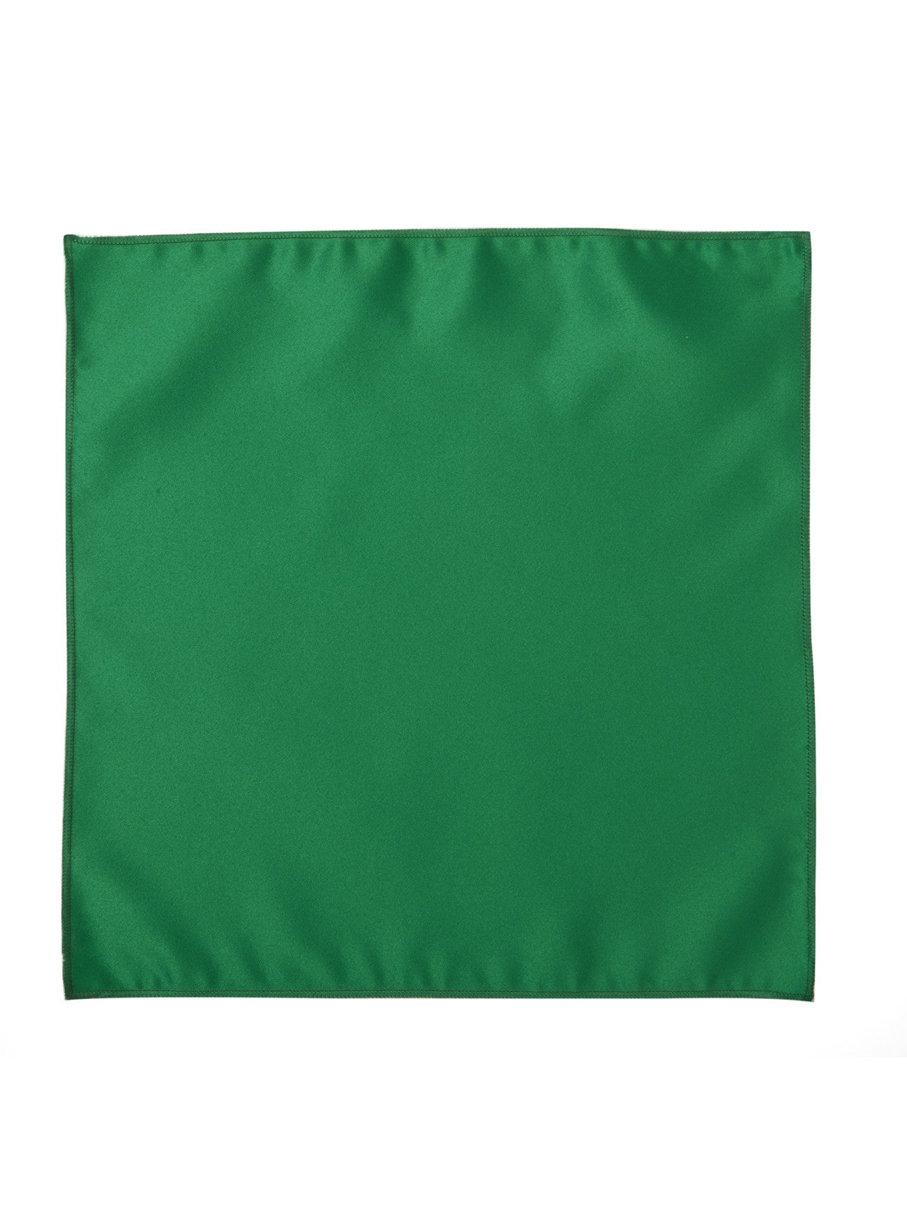 Deluxe Satin Formal Pocket Square (Kelly Green)