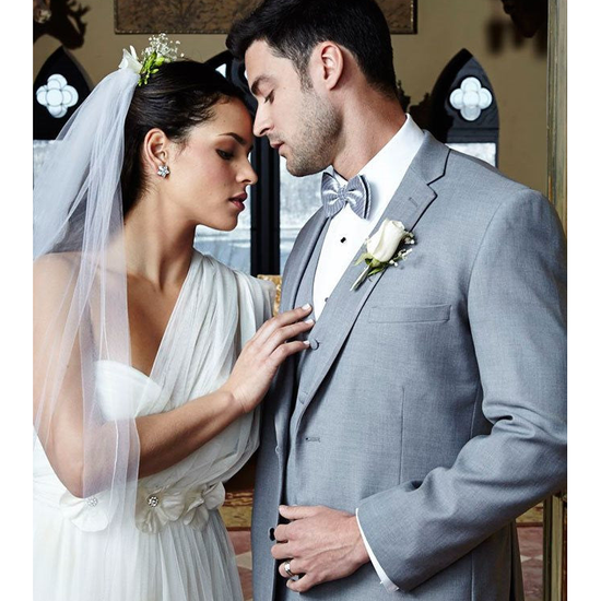 2 Button Notch (Heather) Tuxedo by Christoforo Cardi