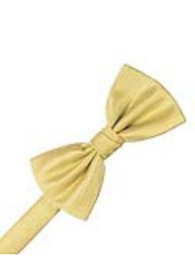 Buttercup Herringbone Formal Bow Tie