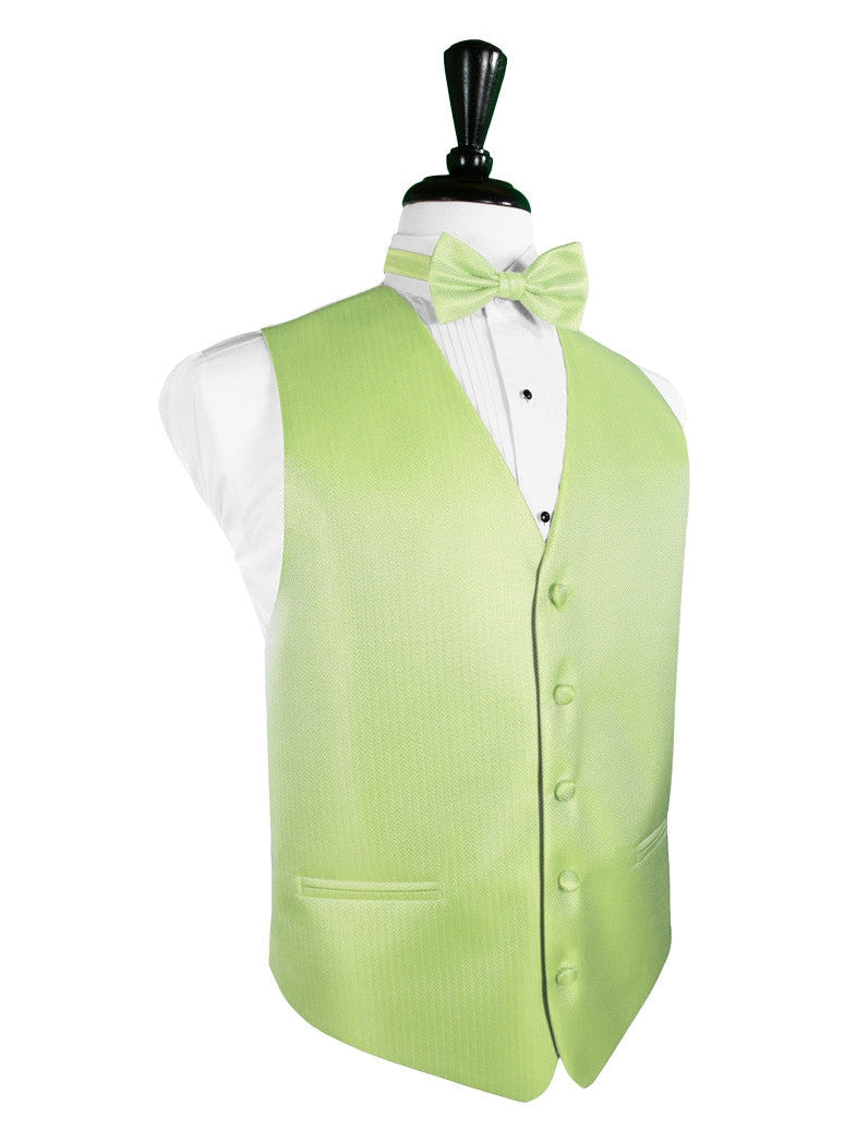 Kiwi Herringbone Tuxedo Vest (5X-Large LONG (62-64))