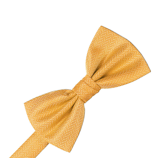 Mandarin Herringbone Formal Bow Tie