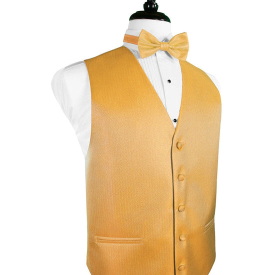 Mandarin Herringbone Tuxedo Vest
