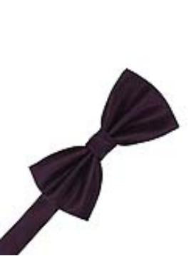 Raisin Herringbone Formal Bow Tie