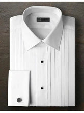 Load image into Gallery viewer, Ike Behar Tuxedo Shirt - Laydown Collar - 50&#39;s Broadcloth Cotton
