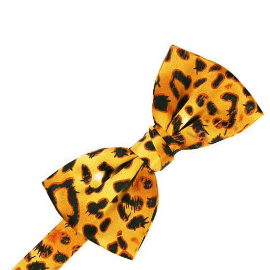 Jaguar Print Formal Bow Tie
