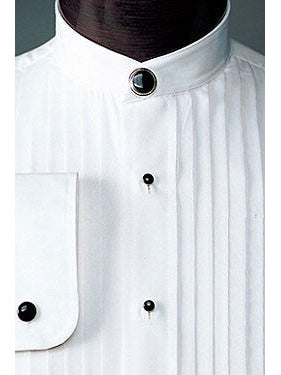 Mandarin Collar Tuxedo Shirt