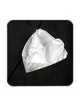 Load image into Gallery viewer, Deluxe Satin Formal Pocket Square (Black)
