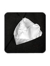 Load image into Gallery viewer, Deluxe Satin Formal Pocket Square (White)
