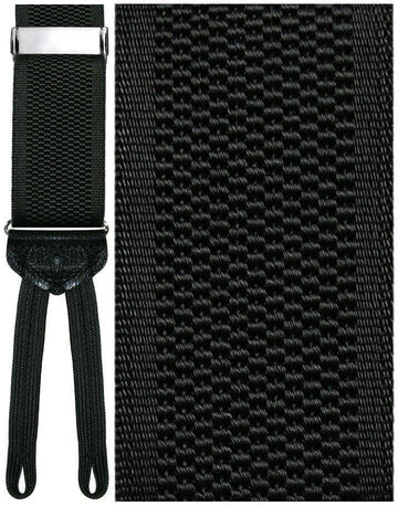 "Molise" Black Suspenders