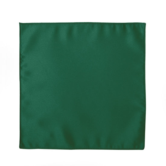 Deluxe Satin Formal Pocket Square (Emerald Green)