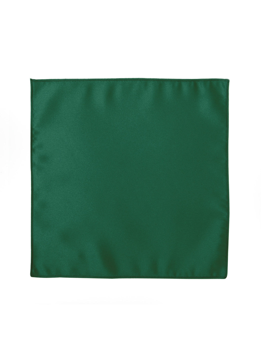 Deluxe Satin Formal Pocket Square (Emerald Green)