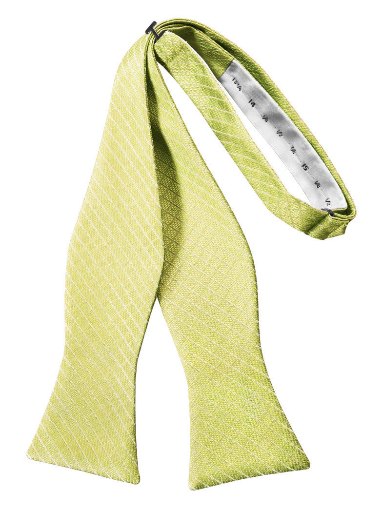 Buttercup Diamond Grid Pattern Self-Tie Bow Tie | Palermo Fabric | ON ...