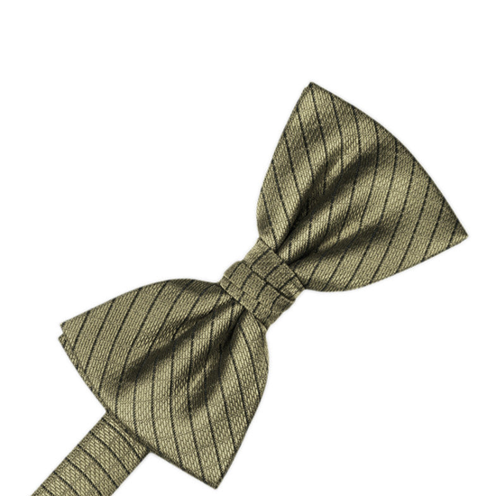 Champagne Diamond Grid Pattern Formal Bow Tie