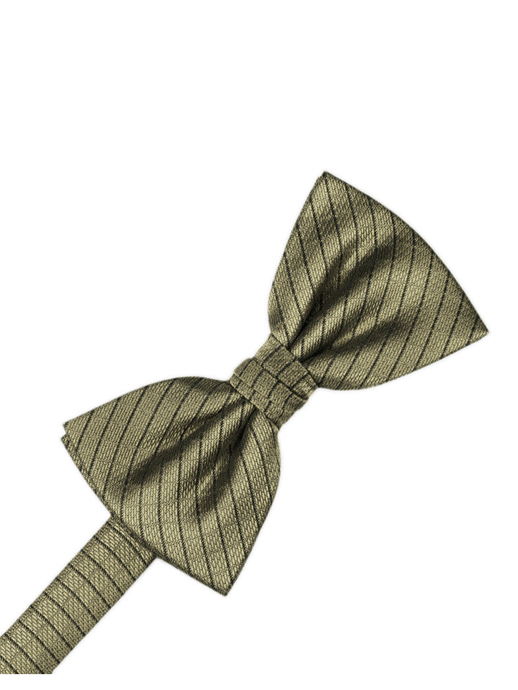 Champagne Diamond Grid Pattern Formal Bow Tie