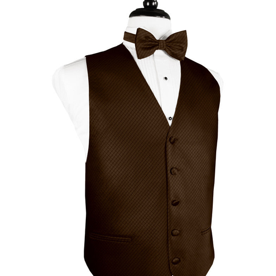 Chocolate Palermo Tuxedo Vest